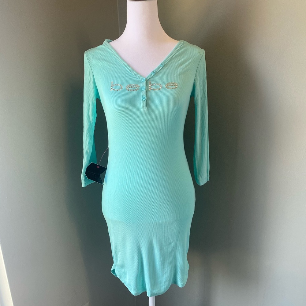 Bebe | Yummy Rib Henley Dress | New ✨✨ - Picture 2 of 7